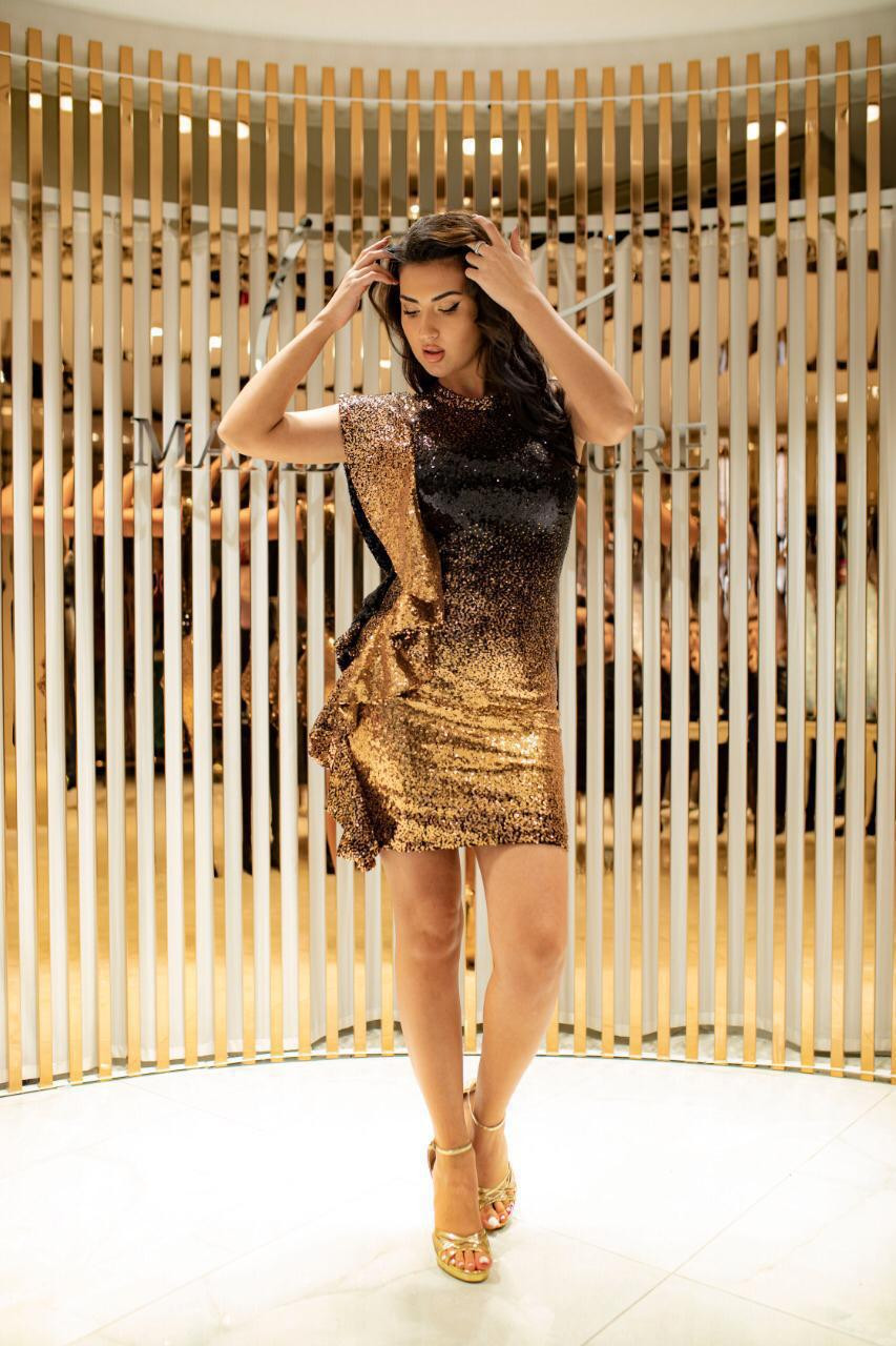 Evening short dress
