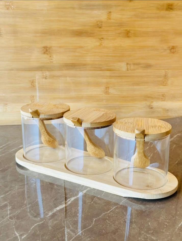 Bamboo spice rack